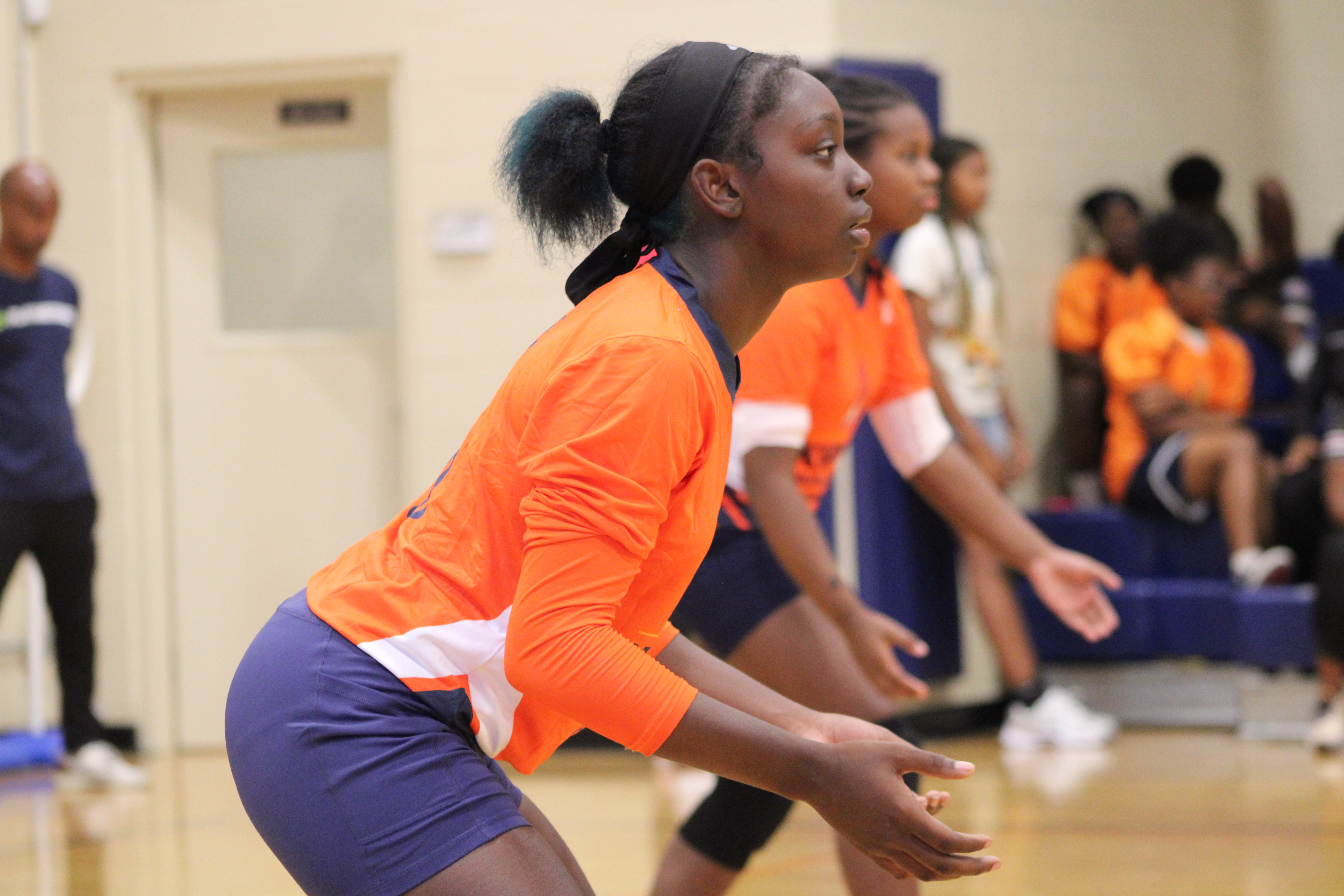 Players in Custom Volleyball Uniforms